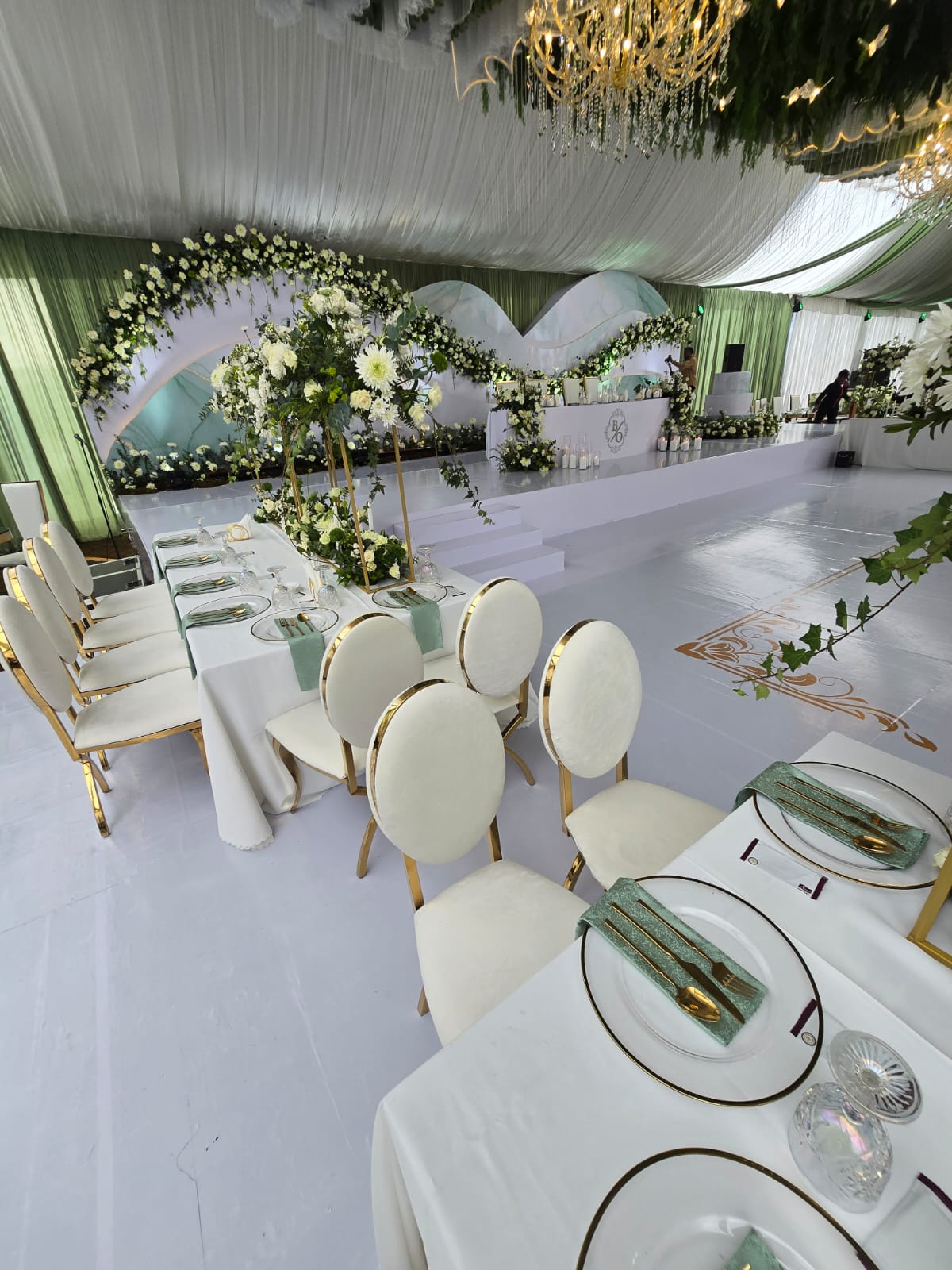Backdrop Flowers