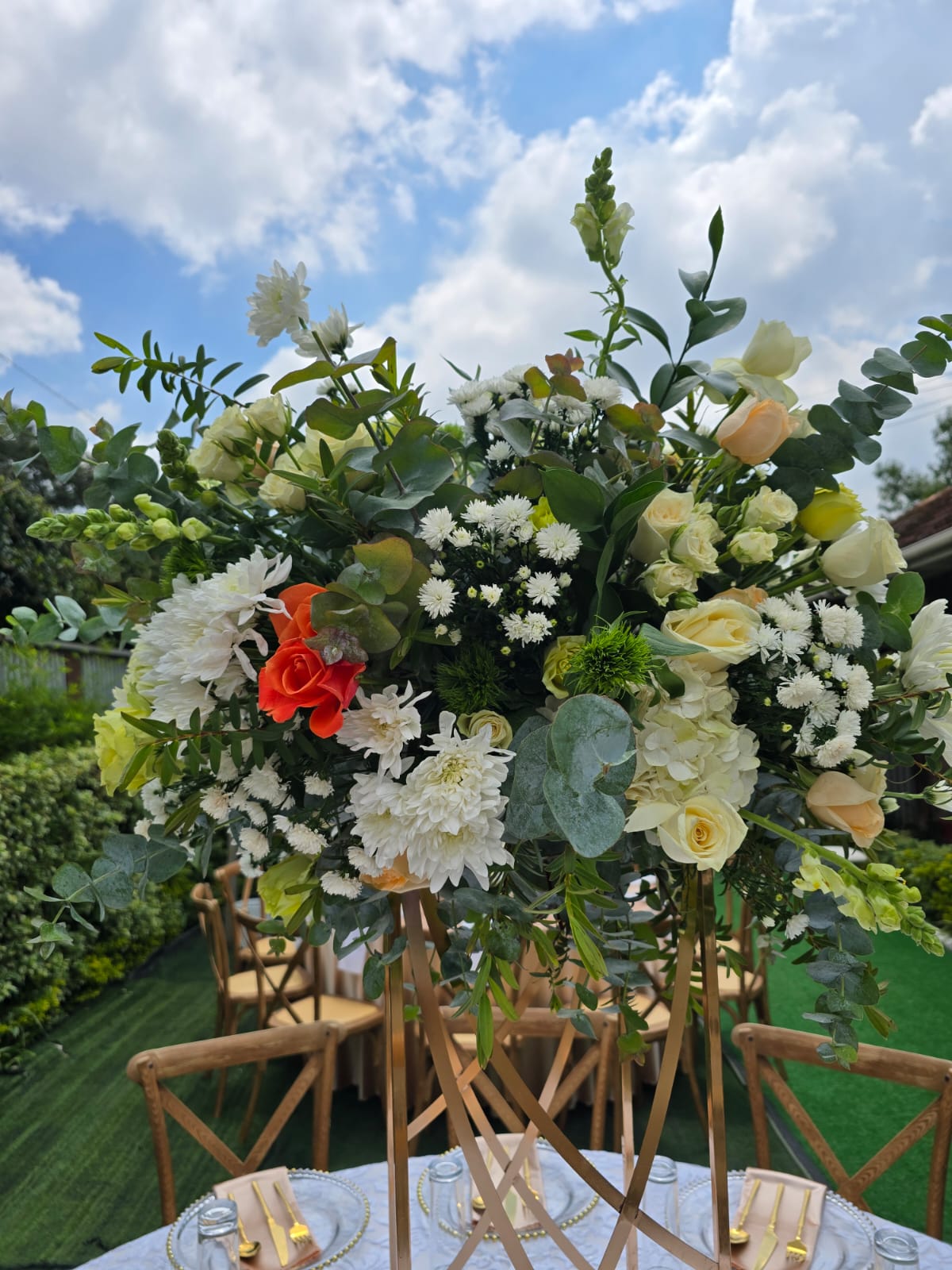 Luxurious wedding flower