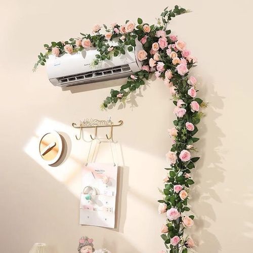 1.75m Artificial Rose Vines, Green Plant Vines